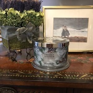 Homeworx by Harry Slatkin FROZEN BALSAM Candle 4 Wick Winter Holiday